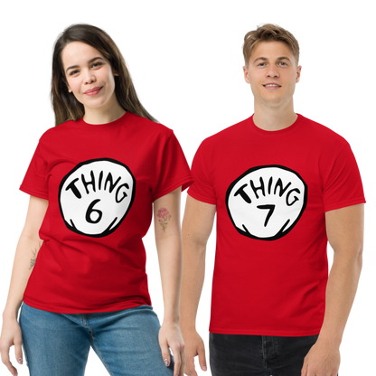 Thing 6 - Thing 7 Meme Duo Halloween Costume