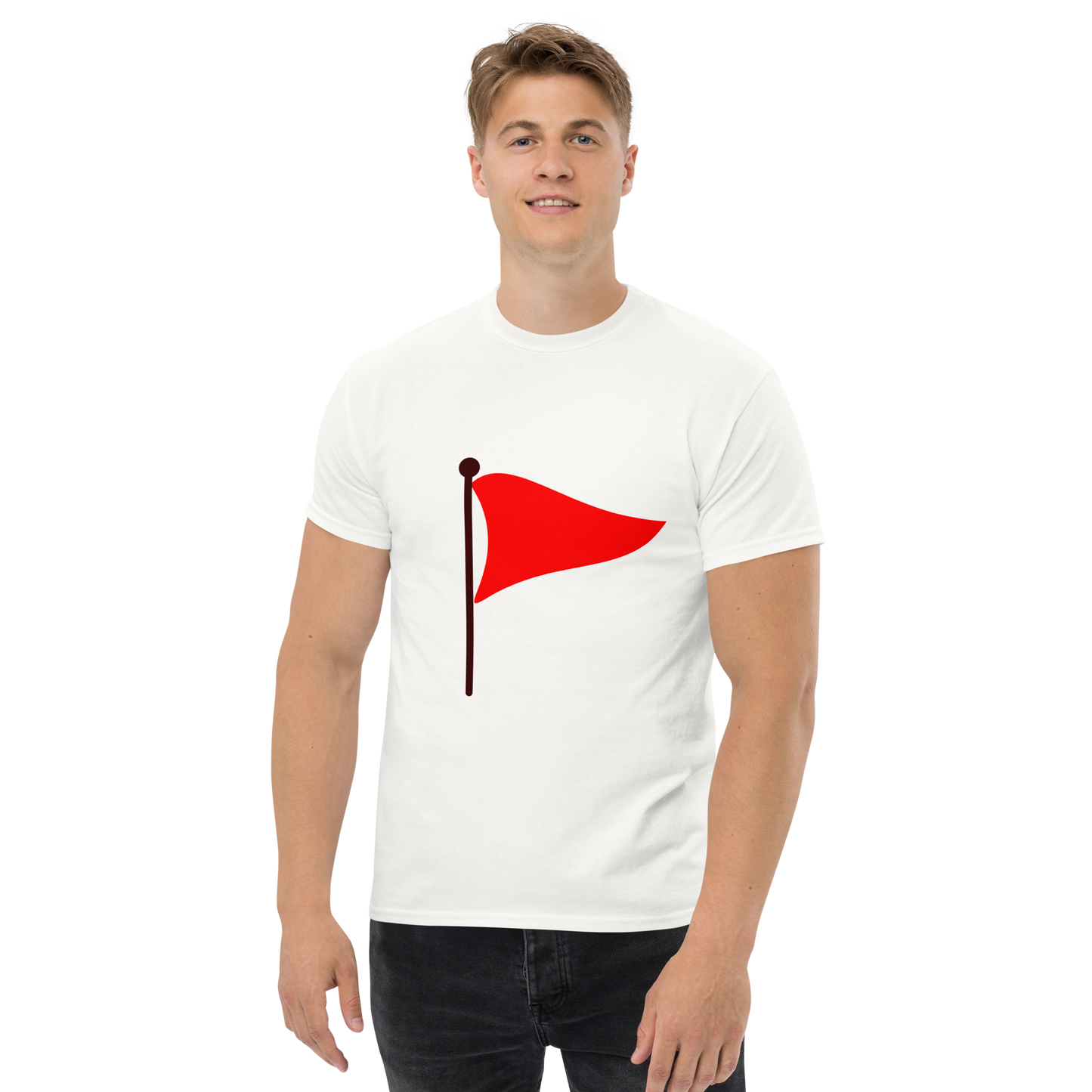 Walking Red Flag Halloween Costume
