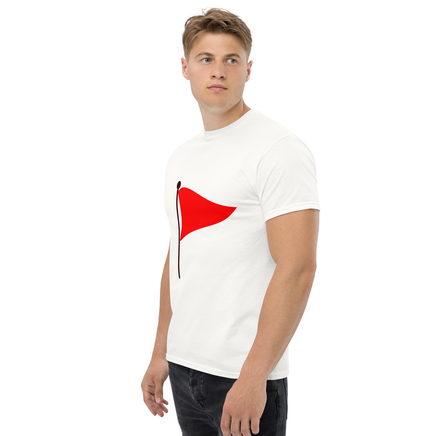 Walking Red Flag Halloween Costume